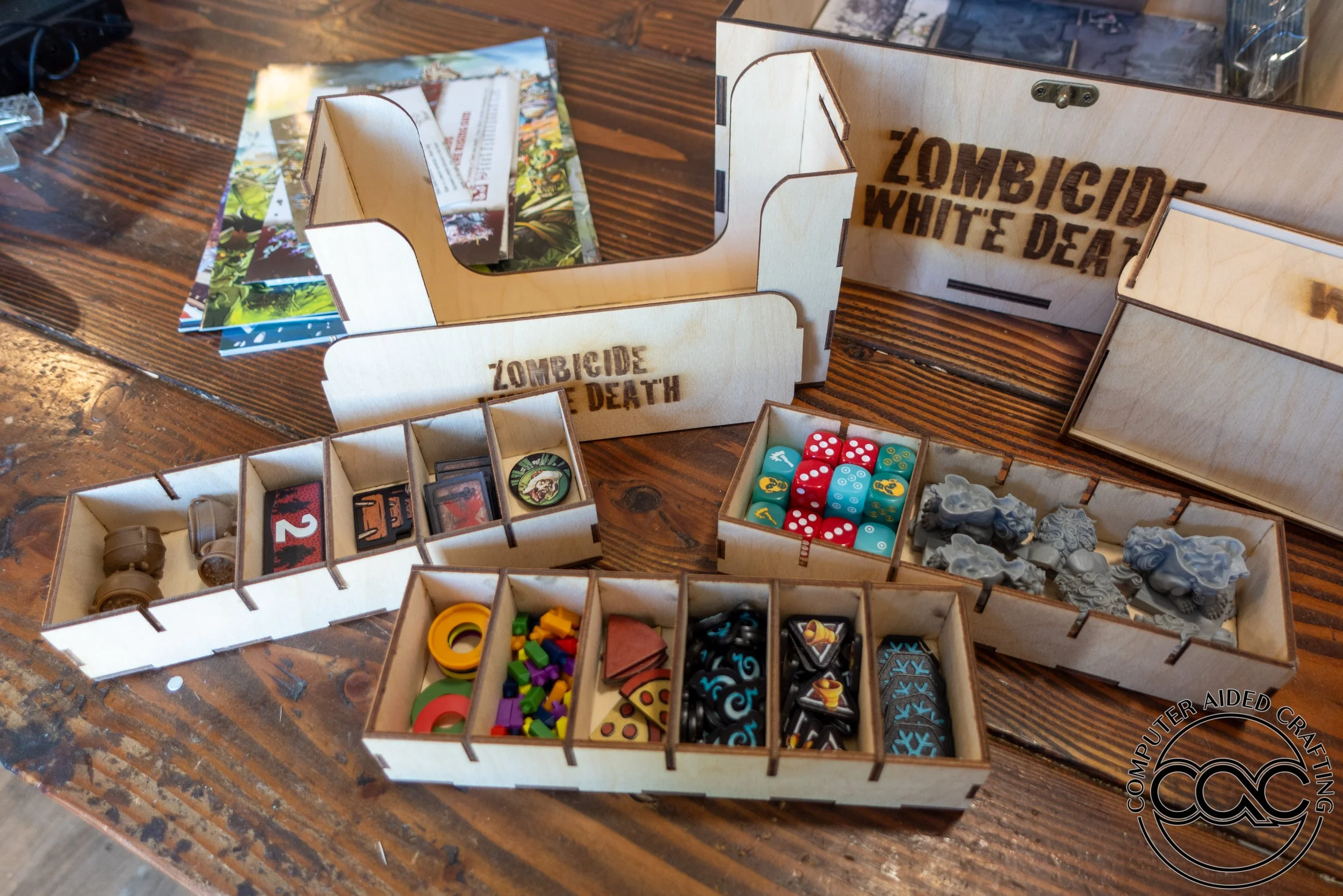 Zombicide: White Death Organizer and Miniature Display - Custom